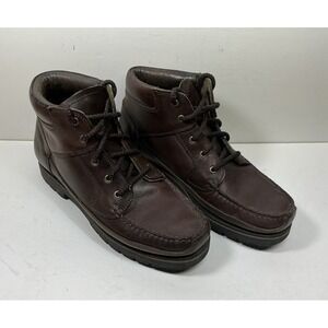 GH Bass Broken Ankle Boots Mens Sz 9.5 Brown Leather Chukka Work Causal